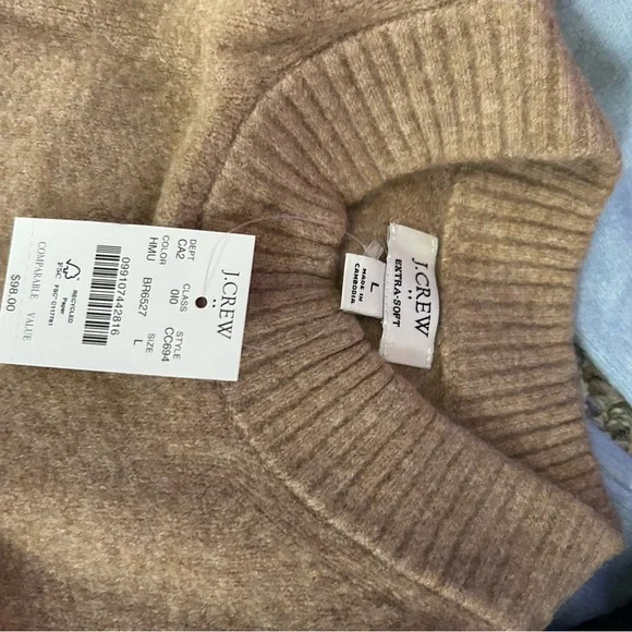 J. Crew Black , baby blue, light brown and Gray Crew Neck Sweaters - Picture 6 of 6